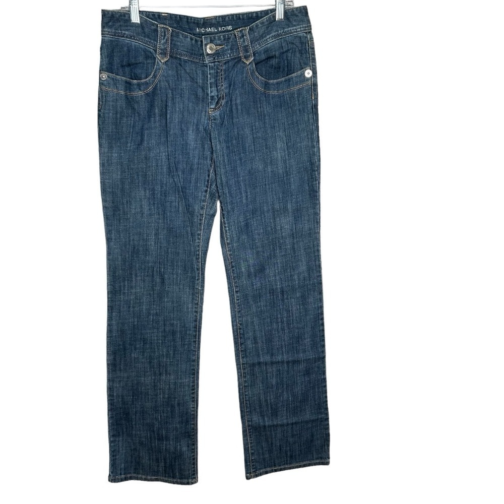 Michael Kors Women’s Straight Leg Jeans Size 8 Long Inseam